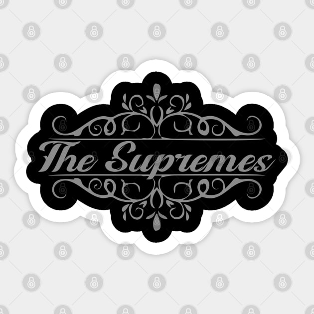 Nice The Supremes Sticker by mugimugimetsel